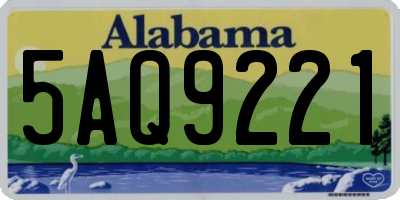 AL license plate 5AQ9221