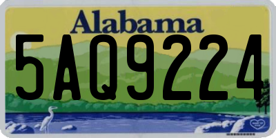 AL license plate 5AQ9224