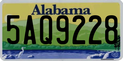 AL license plate 5AQ9228