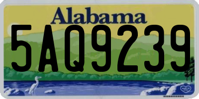 AL license plate 5AQ9239