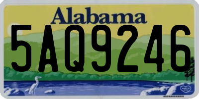 AL license plate 5AQ9246