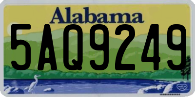AL license plate 5AQ9249