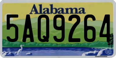 AL license plate 5AQ9264