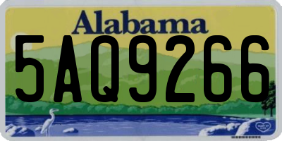 AL license plate 5AQ9266
