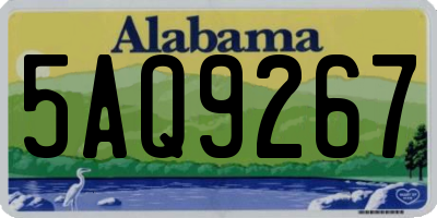 AL license plate 5AQ9267