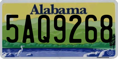 AL license plate 5AQ9268