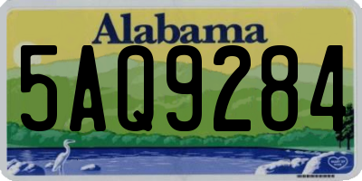 AL license plate 5AQ9284