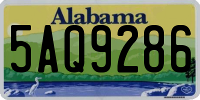 AL license plate 5AQ9286