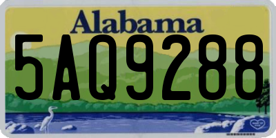 AL license plate 5AQ9288