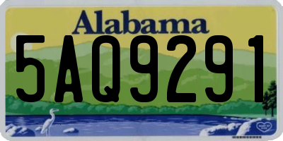 AL license plate 5AQ9291