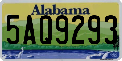AL license plate 5AQ9293