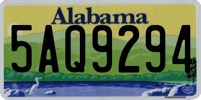AL license plate 5AQ9294