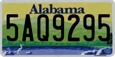 AL license plate 5AQ9295