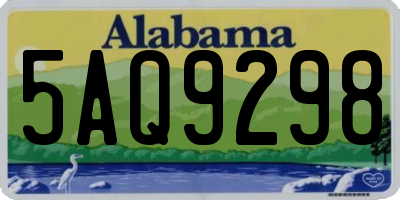 AL license plate 5AQ9298