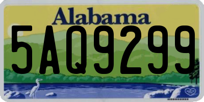 AL license plate 5AQ9299
