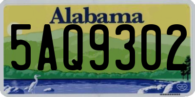 AL license plate 5AQ9302