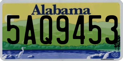 AL license plate 5AQ9453