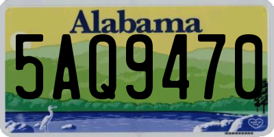 AL license plate 5AQ9470
