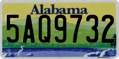 AL license plate 5AQ9732