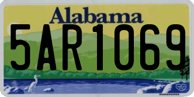 AL license plate 5AR1069