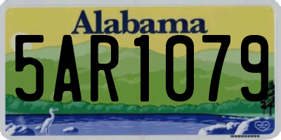 AL license plate 5AR1079