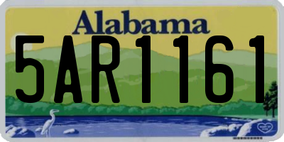 AL license plate 5AR1161