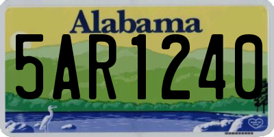 AL license plate 5AR1240