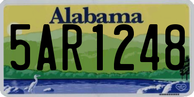 AL license plate 5AR1248