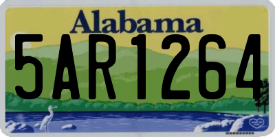 AL license plate 5AR1264