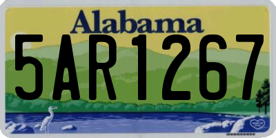 AL license plate 5AR1267