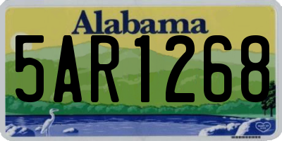 AL license plate 5AR1268