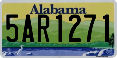 AL license plate 5AR1271