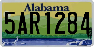 AL license plate 5AR1284