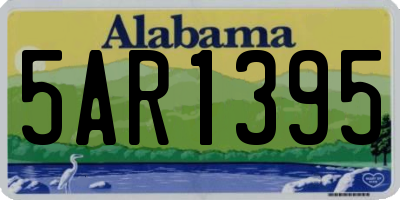 AL license plate 5AR1395