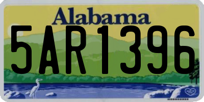 AL license plate 5AR1396