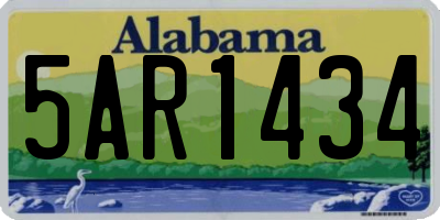 AL license plate 5AR1434