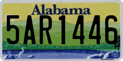 AL license plate 5AR1446