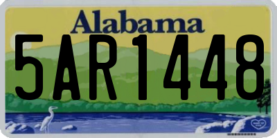 AL license plate 5AR1448