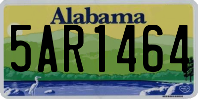 AL license plate 5AR1464