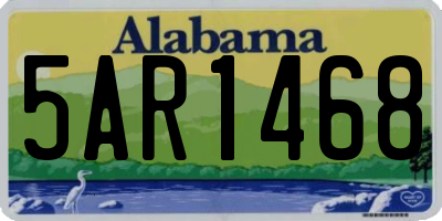 AL license plate 5AR1468