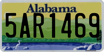 AL license plate 5AR1469