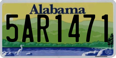 AL license plate 5AR1471