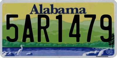 AL license plate 5AR1479