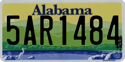 AL license plate 5AR1484