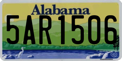AL license plate 5AR1506