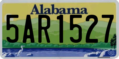 AL license plate 5AR1527