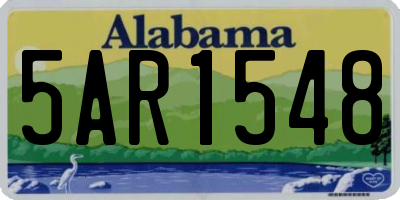 AL license plate 5AR1548