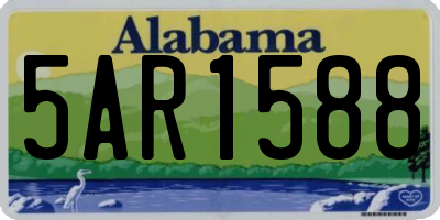 AL license plate 5AR1588