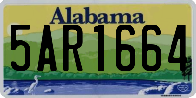 AL license plate 5AR1664