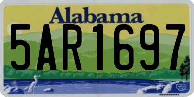AL license plate 5AR1697